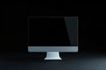 High Definition View of a Computer Monitor with a Black Screen That Saysim Not a Computer Royalty Free Stock Photo