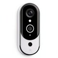 High Definition View of a Photo SmartDoorbell, Isolated on a White Background Royalty Free Stock Photo