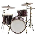 Percussion musical instrument, Full Drum Set isolated on white background Royalty Free Stock Photo