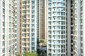High-density public housing estate, Hong Kong Royalty Free Stock Photo
