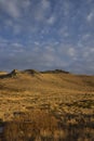 High desert sunset mountain Royalty Free Stock Photo