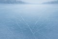 Icy Water Surface Winter Background with Broken Thin Ice Pattern, High-Detail Frozen Texture Royalty Free Stock Photo