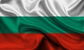 High detailed flag of Bulgaria. National Bulgaria flag. Europe. 3D illustration