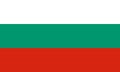 High detailed flag of Bulgaria. National Bulgaria flag. Europe. 3D illustration