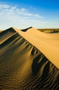 High dunes, Patagonia, Argentina. Royalty Free Stock Photo