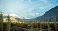 Beautiful scenic view of colorful in Nubra Valley, Leh district, Ladakh range, Jammu & Kashmir, Northern India Royalty Free Stock Photo