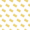 High Dynamic Range Imaging HDR icon pattern seamless isolated on white background Royalty Free Stock Photo