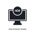 high dynamic range imaging isolated icon. simple element illustration from ultimate glyphicons concept icons. high dynamic range