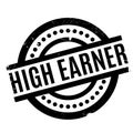 High Earner rubber stamp Royalty Free Stock Photo