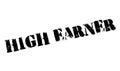 High Earner rubber stamp Royalty Free Stock Photo