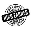 High Earner rubber stamp Royalty Free Stock Photo