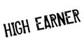 High Earner rubber stamp Royalty Free Stock Photo