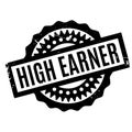 High Earner rubber stamp Royalty Free Stock Photo