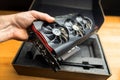 High end Graphics card closeup Royalty Free Stock Photo