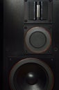 High-end isostatic stereo speakers Royalty Free Stock Photo