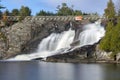 High Falls of Bracebridge, in Autumn Royalty Free Stock Photo