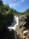 High Falls Gorge in Wilmington, New York Royalty Free Stock Photo