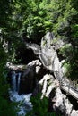 High Falls Gorge in Wilmington, New York Royalty Free Stock Photo