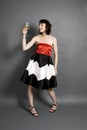 High Fashion and Champaign Royalty Free Stock Photo