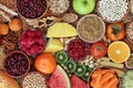 High Fibre Health Food Collection Royalty Free Stock Photo