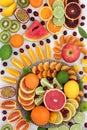 High Fibre Healthy Fruit Collection Royalty Free Stock Photo