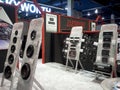 High fidelity audio equipment by Earthquake at the Consumer Electronic Show CES 2020