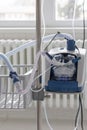 High-flow oxygen device in ICU in hospital