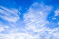 High fluffy abstract clouds blue sky background fresh air in sunny day. beauty natural view bright light with copy space . no peop Royalty Free Stock Photo