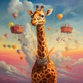 High-Flying Grace, The Giraffe\'s Airborne Adventure