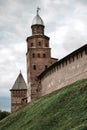 High fortress tower of the Russian fortress