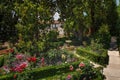 High Gardens at Generalife Gardens of Alhambra - Granada, Andalusia, Spain Royalty Free Stock Photo