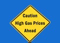 High gas prices Royalty Free Stock Photo