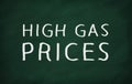 HIGH GAS PRICES Royalty Free Stock Photo