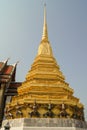 High gilded stupa
