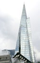 High glass spire building in Andorra Royalty Free Stock Photo