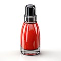 High-gloss red nail polish for glamorous look