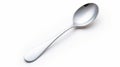 High Gloss Spoon Isolated On White Background Stock Photo