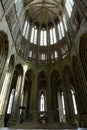 High Gothic ceiling, Mont St Michel