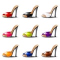 High heel sandals in 9 colors