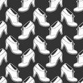 High heel shoes. Vector concept in doodle and sketch style. Hand drawn illustration for printing on T-shirts, postcards Royalty Free Stock Photo