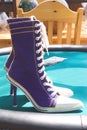 High Heel Sneakers Royalty Free Stock Photo