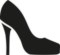 High heel symbol Royalty Free Stock Photo