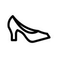 High heels icon or logo isolated sign symbol vector illustration Royalty Free Stock Photo