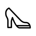 High heels icon or logo isolated sign symbol vector illustration Royalty Free Stock Photo