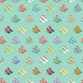High heels seamless pattern Royalty Free Stock Photo