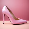 High heels for women plain elegant pink