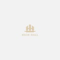 High Home and Hall logo simple line