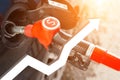 Increase in gasoline prices Royalty Free Stock Photo