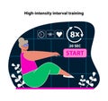 High-intensity interval training in VR. Engage in pulse-racing workouts with virtual guidance.