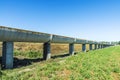 High irrigation channel made of cement